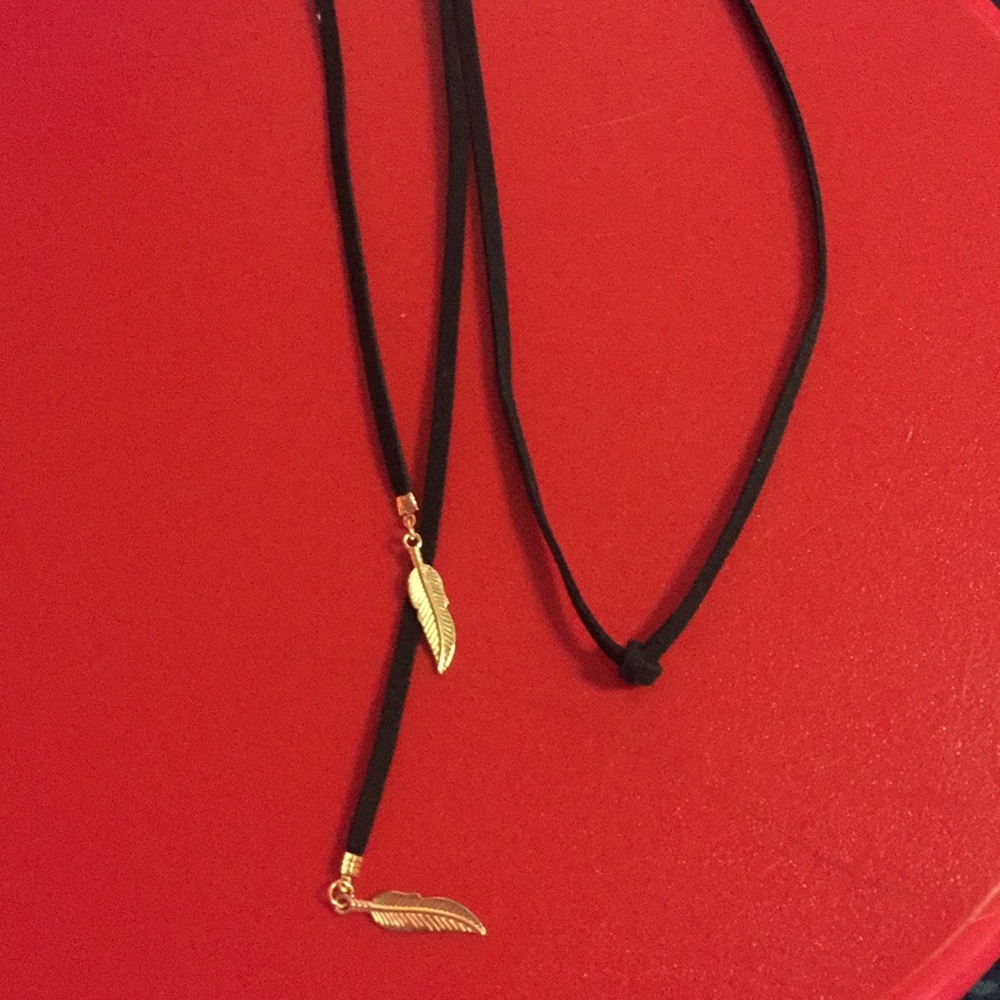 Stunning feather tassel chocker  wrap necklace - Picture 3 of 3